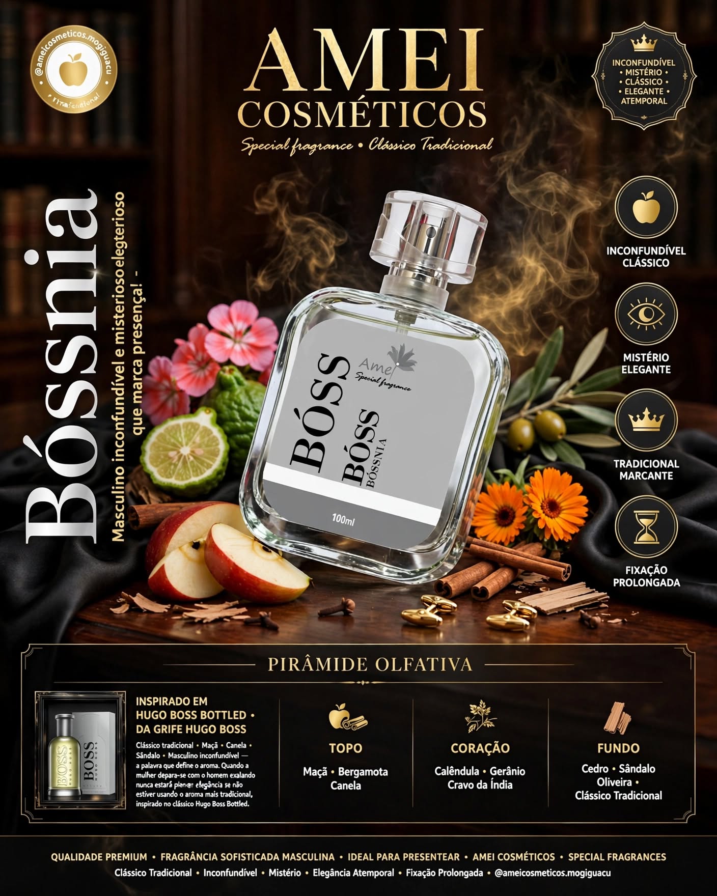 Arte pronta Amei Cosméticos — Bóssnia